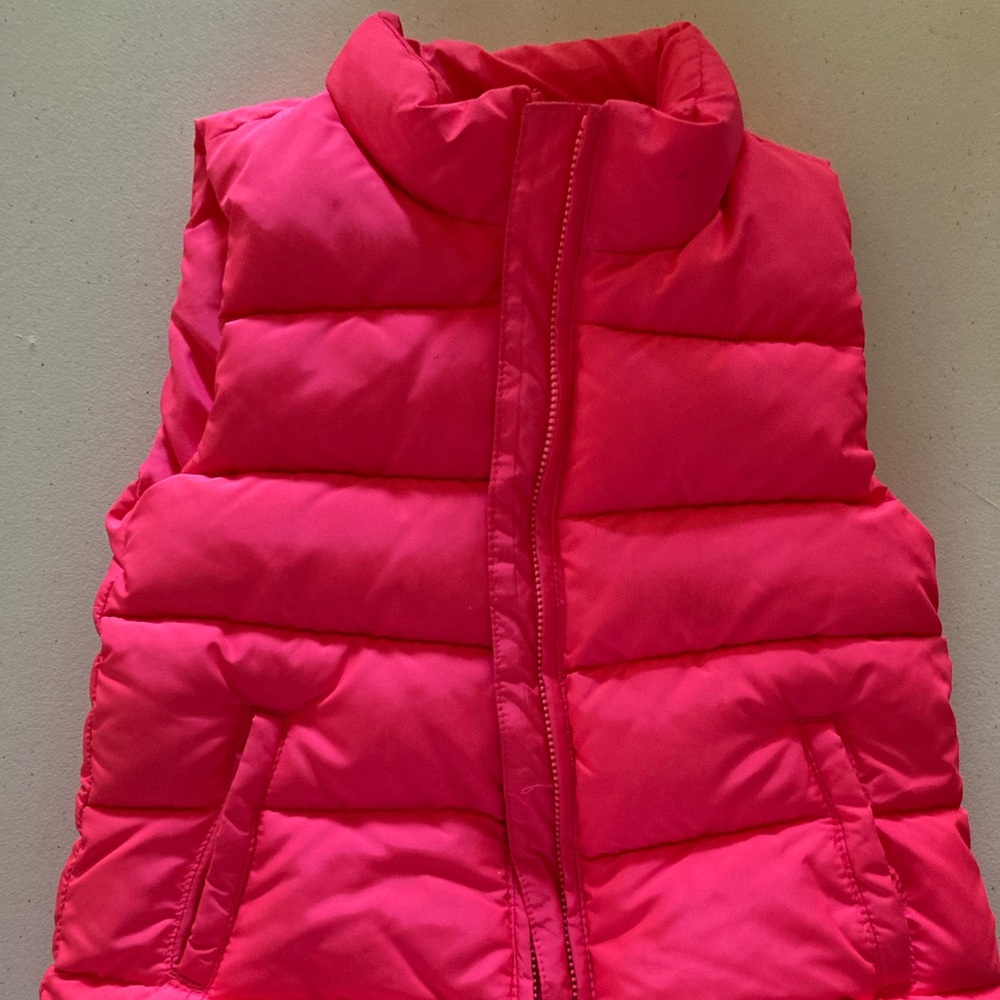 GAP Hot Pink Puffer Vest